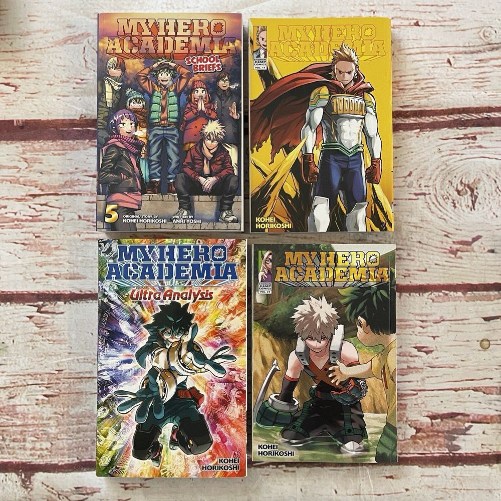 My Hero Academia Manga Lot‎ of 4 School Briefs Ultra Analysis #17 #29